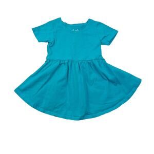 June & January Teal Swing Dress